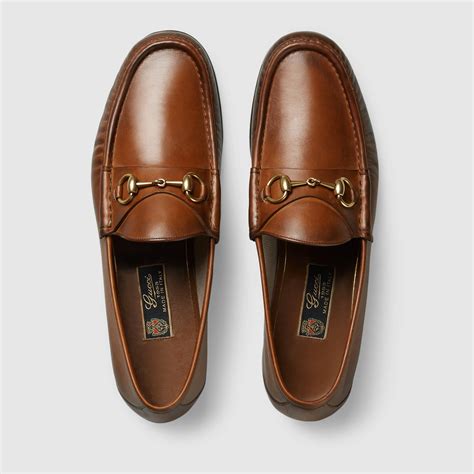 gucci brown loafers men.